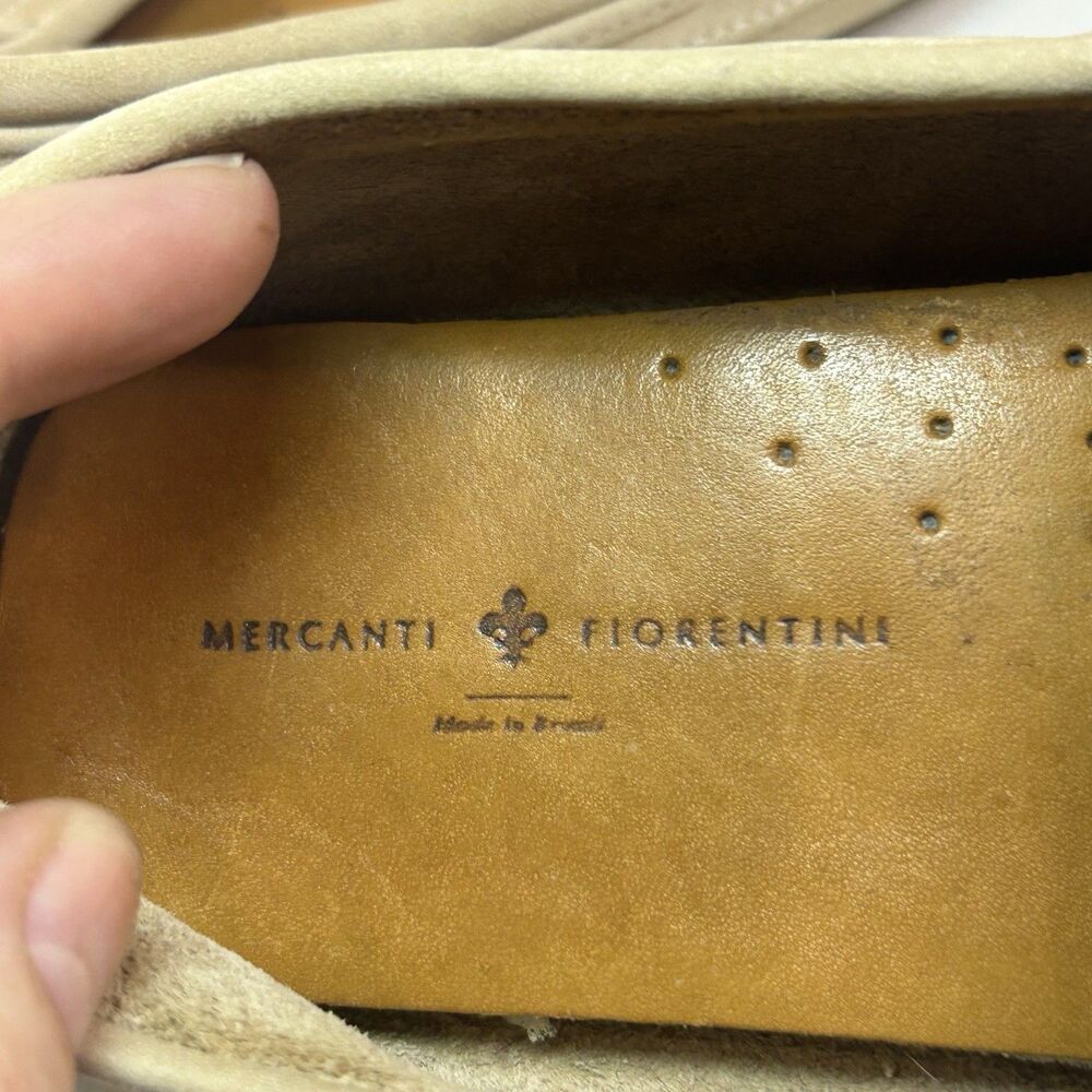 Mercanti Florentine Made in Brazil soft leather Moccasin Penny Loafers Sz 10B - Picture 5 of 7